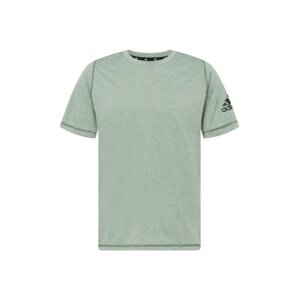 ADIDAS PERFORMANCE Funkční tričko  zelená / černá