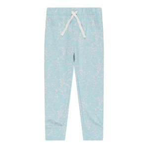 GAP Kalhoty  aqua modrá / růžová / bílá