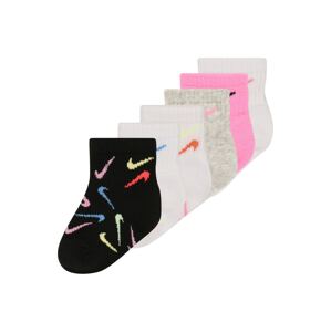 Nike Sportswear Ponožky  černá / bílá / pink / světle žlutá / červená / šedý melír / světlemodrá