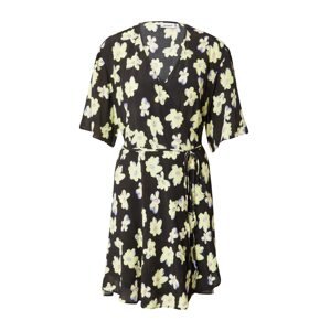 WEEKDAY Letní šaty 'Kimberly' světle žlutá / fialová / černá