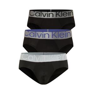 Calvin Klein Underwear Slipy  stříbrně šedá / fialová / černá / bílá