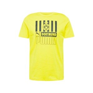 PUMA Funkční tričko 'Borussia Dortmund'  limone / černá