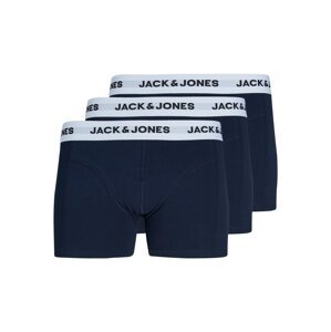 JACK & JONES Boxerky  námořnická modř / bílá