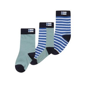 FINKID Ponožky  modrá / námořnická modř / tyrkysová / bílá