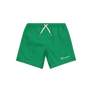 Champion Authentic Athletic Apparel Plavecké šortky  zelená / bílá