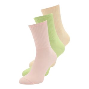 Monki Ponožky  pink / zelená / béžová