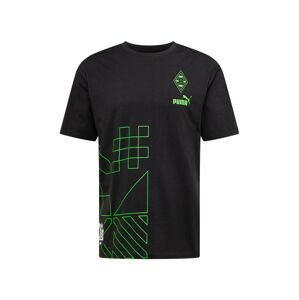 PUMA Funkční tričko  svítivě zelená / černá