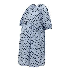 Vero Moda Maternity Šaty 'EVA'  černá / pastelová modrá