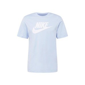 Nike Sportswear Tričko  světlemodrá / bílá