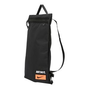 NIKE Sportovní taška  oranžová / černá / bílá