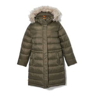 TIMBERLAND Zimní kabát béžová / zelená