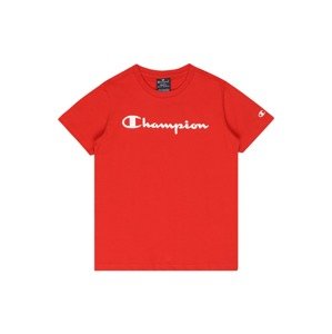 Champion Authentic Athletic Apparel Tričko  červená / bílá
