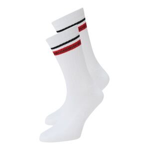 HUGO Ponožky  červená / černá / bílá