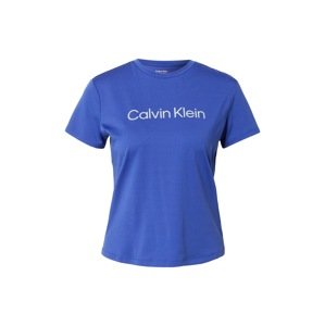 Calvin Klein Performance Funkční tričko  královská modrá / bílá