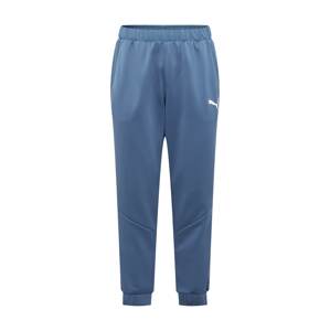 PUMA Sportovní kalhoty 'TRAIN ALL DAY'  chladná modrá / bílá