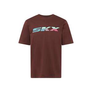 Skechers Performance Funkční tričko  tyrkysová / azurová modrá / čokoládová / pink