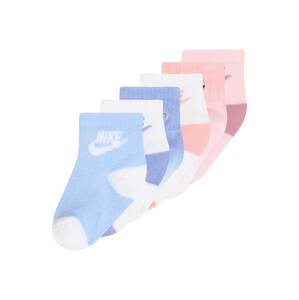 Nike Sportswear Ponožky  světlemodrá / růžová / bílá