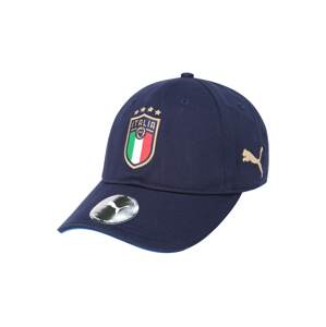 PUMA Sportovní kšiltovka 'FIGC Team'  námořnická modř / zlatě žlutá / zelená / bílá