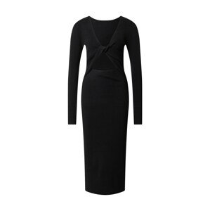 BZR Úpletové šaty 'Lela Jenner' černá