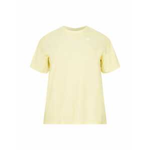 ADIDAS SPORTSWEAR Funkční tričko světle žlutá / bílá
