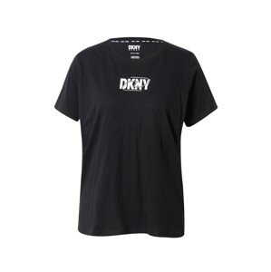 DKNY Performance Funkční tričko  černá / bílá
