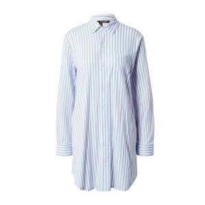 Lauren Ralph Lauren Noční košilka modrá / světlemodrá / světle růžová / bílá