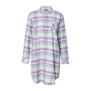 Lauren Ralph Lauren Noční košilka  mátová / fialová / bílá